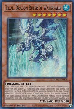 Tidal, Dragon Ruler of Waterfalls (V.1) RA03-EN009 Super Rare Englisch