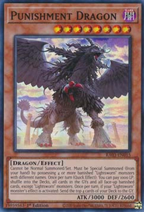 Punishment Dragon (V.1) RA03-EN015 Super Rare Englisch