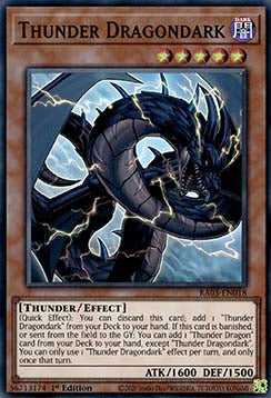 Thunder Dragondark (V.1) RA03-EN018 Super Rare Englisch