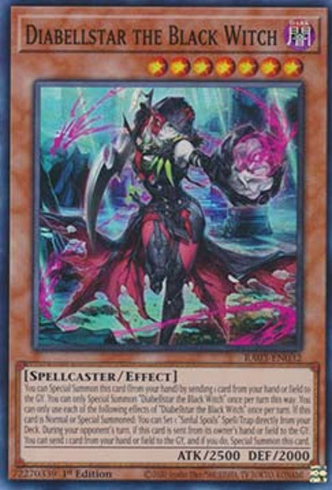 Diabellstar the Black Witch (V.1) RA03-EN032 Super Rare Englisch