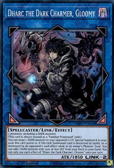 Dharc the Dark Charmer, Gloomy (V.1) RA03-EN048 Super Rare Englisch