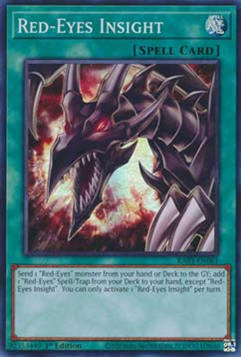 Red-Eyes Insight (V.1) RA03-EN061 Super Rare Englisch