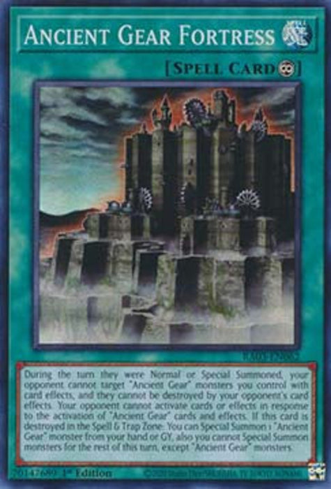 Ancient Gear Fortress (V.1) RA03-EN062 Super Rare Englisch