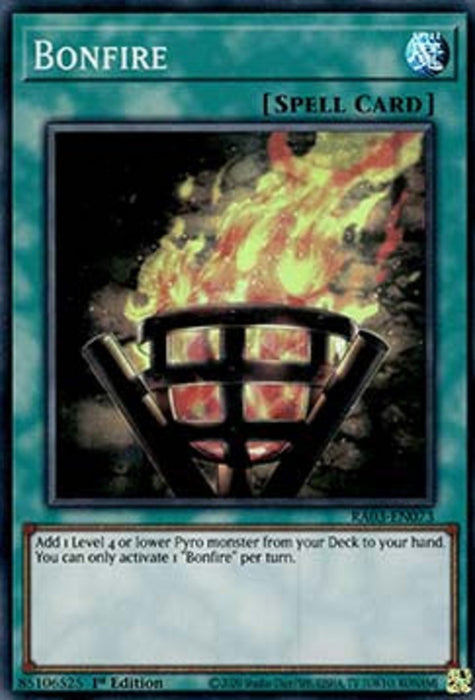 Bonfire (V.1) RA03-EN073 Super Rare Englisch