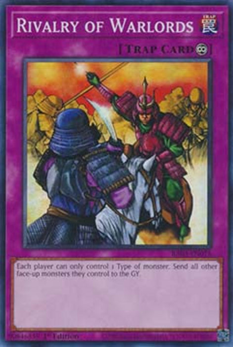 Rivalry of Warlords (V.1) RA03-EN075 Super Rare Englisch