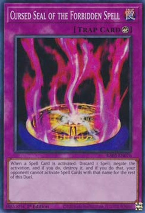 Cursed Seal of the Forbidden Spell (V.1) RA03-EN076 Super Rare Englisch