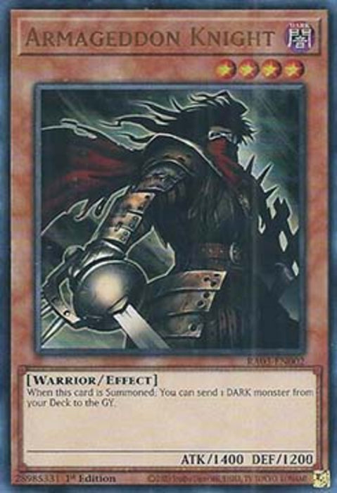 Armageddon Knight (V.2) RA03-EN002 Ultra Rare Englisch