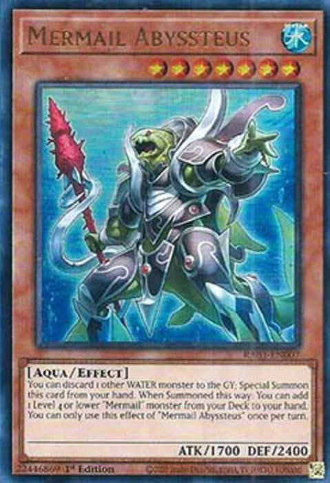 Mermail Abyssteus (V.2) RA03-EN007 Ultra Rare Englisch