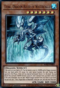 Tidal, Dragon Ruler of Waterfalls (V.2) RA03-EN009 Ultra Rare Englisch