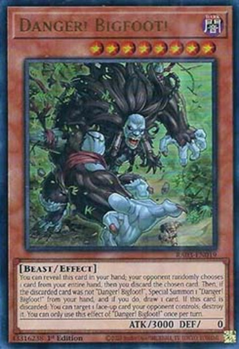 Danger! Bigfoot! (V.3) RA03-EN019 Ultra Rare Englisch