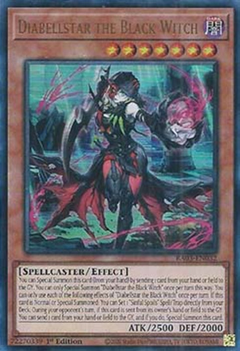 Diabellstar the Black Witch (V.2) RA03-EN032 Ultra Rare Englisch