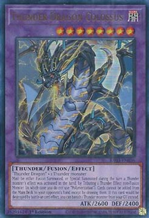 Thunder Dragon Colossus (V.2) RA03-EN036 Ultra Rare Englisch