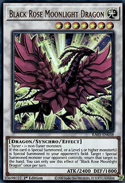 Black Rose Moonlight Dragon (V.2) RA03-EN038 Ultra Rare Englisch