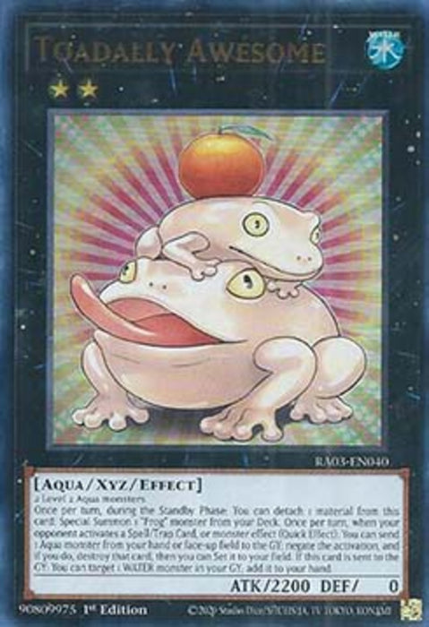 Toadally Awesome (V.2) RA03-EN040 Ultra Rare Englisch