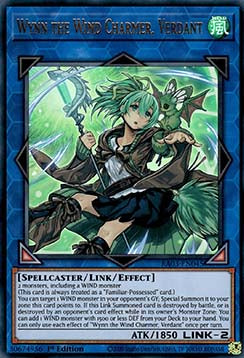 Wynn the Wind Charmer, Verdant (V.2) RA03-EN045 Ultra Rare Englisch