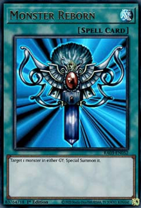 Monster Reborn (V.2) RA03-EN052 Ultra Rare Englisch