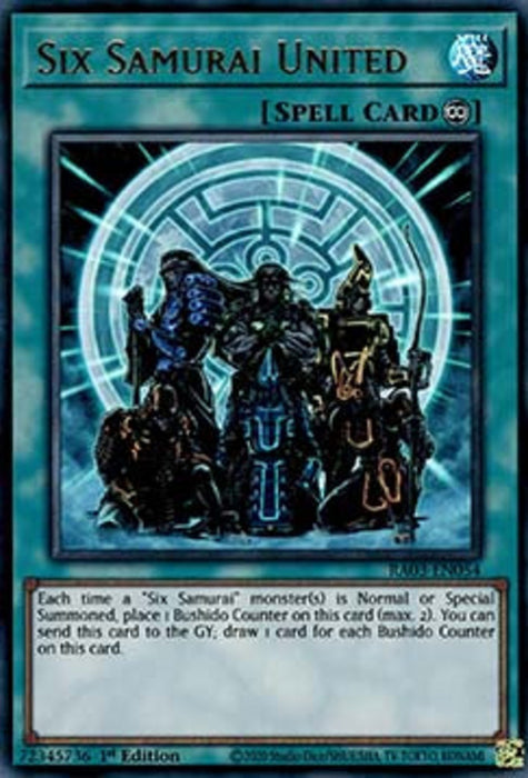 Six Samurai United (V.2) RA03-EN054 Ultra Rare Englisch