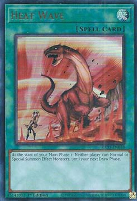Heat Wave (V.2) RA03-EN058 Ultra Rare Englisch