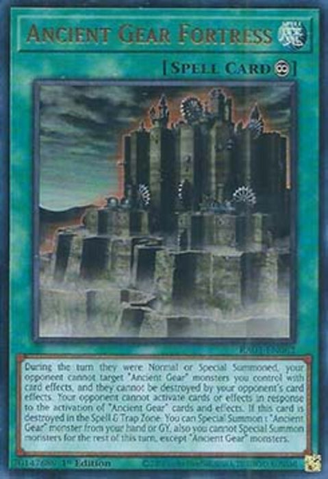 Ancient Gear Fortress (V.2) RA03-EN062 Ultra Rare Englisch