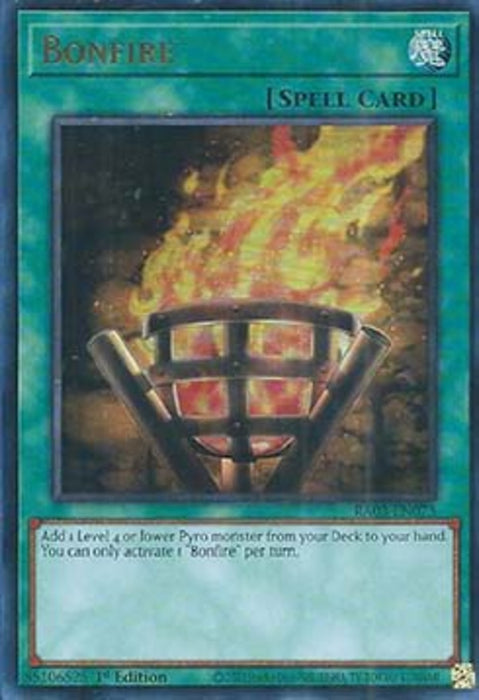 Bonfire (V.2) RA03-EN073 Ultra Rare Englisch