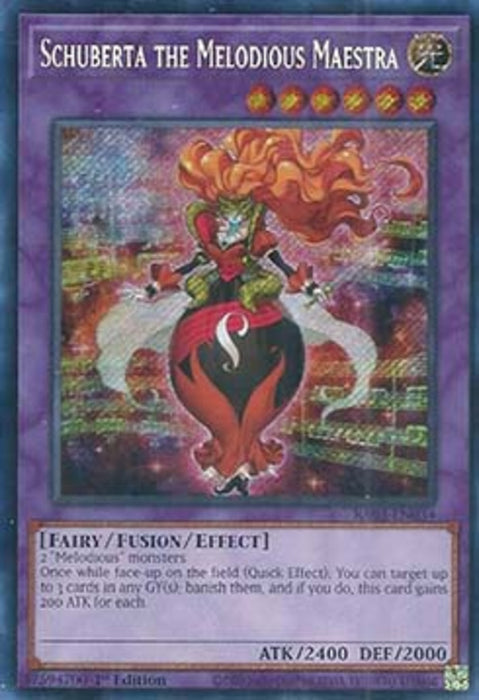 Schuberta the Melodious Maestra (V.3) RA03-EN034 Secret Rare Englisch
