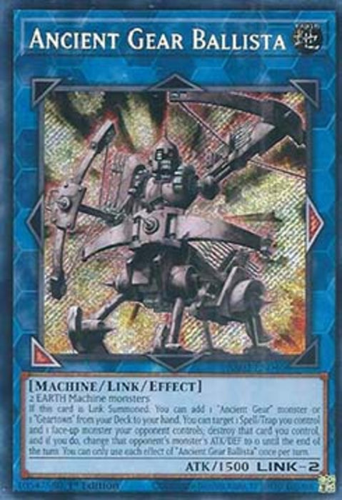 Ancient Gear Ballista (V.3) RA03-EN046 Secret Rare Englisch