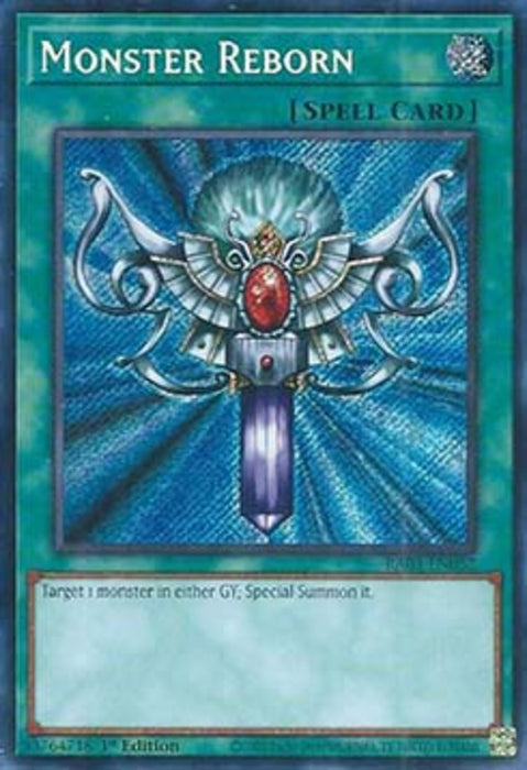 Monster Reborn (V.3) RA03-EN052 Secret Rare Englisch