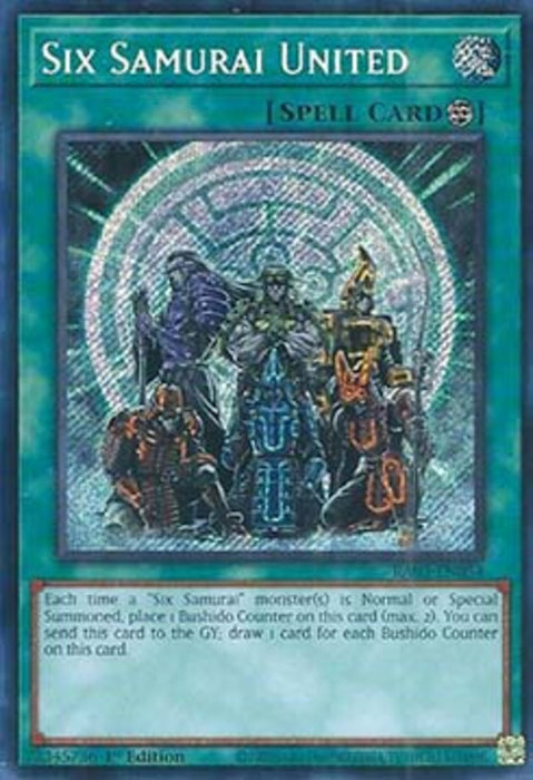 Six Samurai United (V.3) RA03-EN054 Secret Rare Englisch