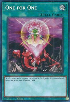 One for One (V.5) RA03-EN056 Secret Rare Englisch