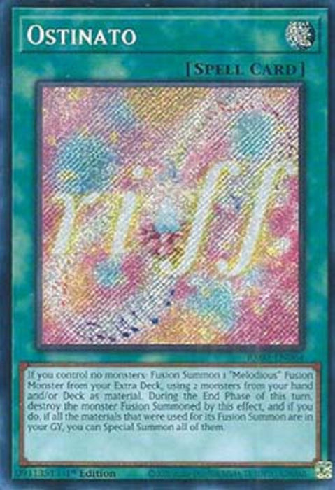 Ostinato (V.3) RA03-EN064 Secret Rare Englisch