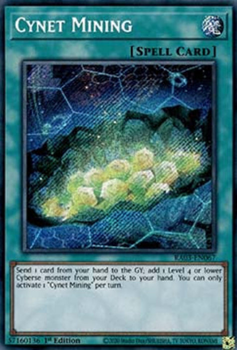 Cynet Mining (V.3) RA03-EN067 Secret Rare Englisch