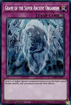 Grave of the Super Ancient Organism (V.3) RA03-EN077 Secret Rare Englisch