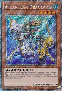 Atlantean Dragoons (V.4) RA03-EN006 Platinum Secret Rare Englisch