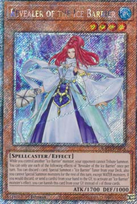 Revealer of the Ice Barrier (V.4) RA03-EN028 Platinum Secret Rare Englisch
