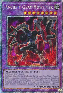 Ancient Gear Howitzer (V.4) RA03-EN035 Platinum Secret Rare Englisch