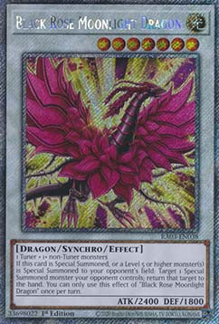 Black Rose Moonlight Dragon (V.4) RA03-EN038 Platinum Secret Rare Englisch