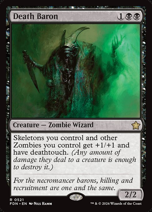 Death Baron BFDN-521 Rare Englisch
