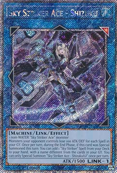 Sky Striker Ace - Shizuku (V.4) RA03-EN043 Platinum Secret Rare Englisch