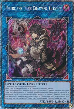 Dharc the Dark Charmer, Gloomy (V.4) RA03-EN048 Platinum Secret Rare Englisch