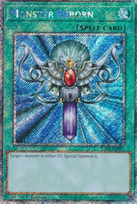 Monster Reborn (V.4) RA03-EN052 Platinum Secret Rare Englisch
