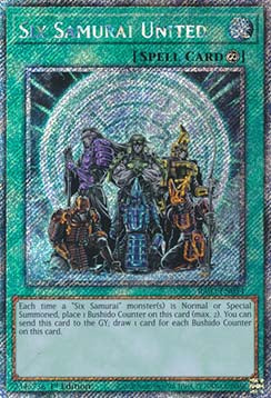 Six Samurai United (V.4) RA03-EN054 Platinum Secret Rare Englisch