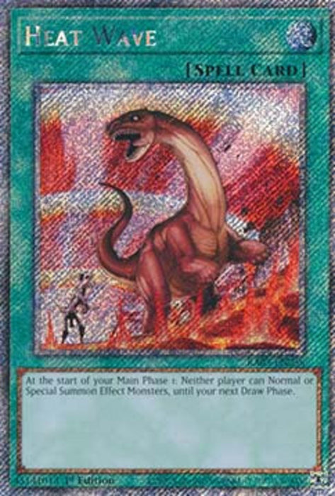 Heat Wave (V.4) RA03-EN058 Platinum Secret Rare Englisch