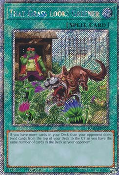 That Grass Looks Greener (V.4) RA03-EN063 Platinum Secret Rare Englisch