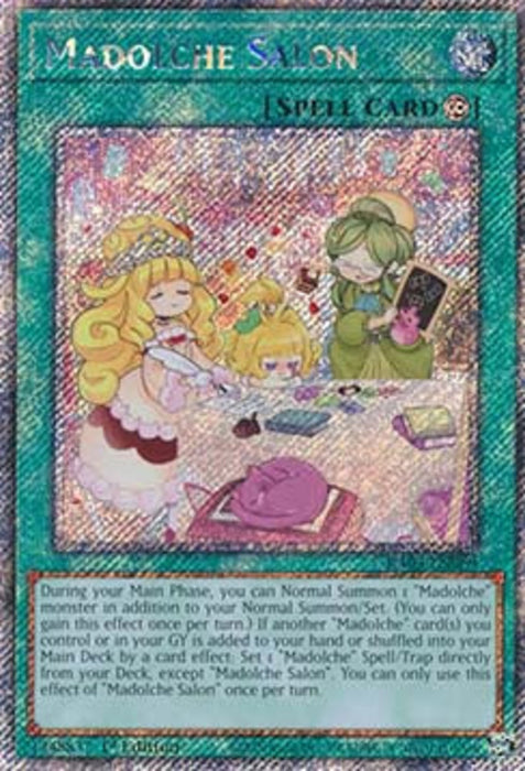 Madolche Salon (V.4) RA03-EN069 Platinum Secret Rare Englisch