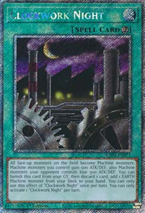 Clockwork Night (V.4) RA03-EN071 Platinum Secret Rare Englisch