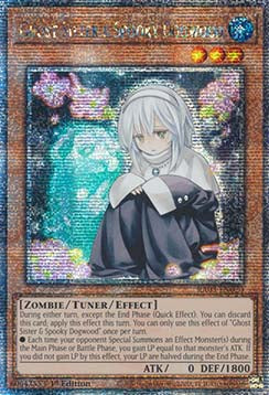 Ghost Sister & Spooky Dogwood (V.5) RA03-EN020 Quarter Century Secret Rare Englisch