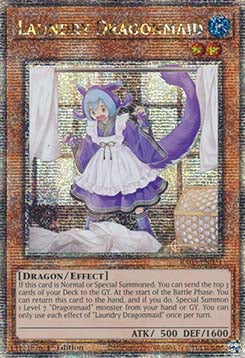 Laundry Dragonmaid (V.10) RA03-EN021 Quarter Century Secret Rare Englisch