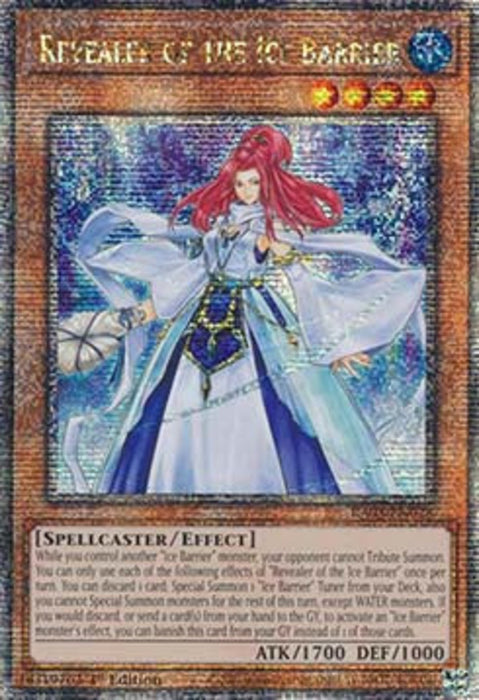 Revealer of the Ice Barrier (V.5) RA03-EN028 Quarter Century Secret Rare Englisch