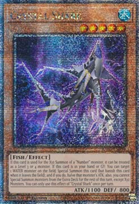 Crystal Shark (V.5) RA03-EN031 Quarter Century Secret Rare Englisch
