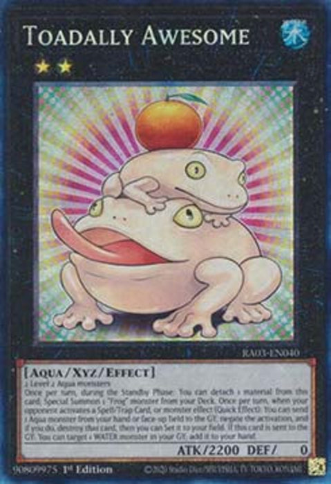 Toadally Awesome (V.6) RA03-EN040 Collectors Rare Englisch